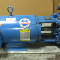 Dresser Worthington D1022 D-Line 1.5x1x6 Centrifugal Pump w/ Baldor 7.5 HP 3 Ph