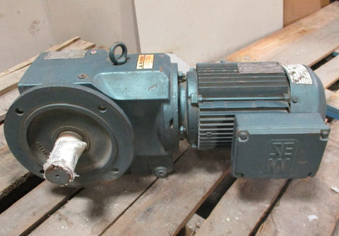 Sew Eurodrive KF76DT100L84KS 3 Ph, 1.2/2.4 HP Gear Motor 9/18 RPM Final Output