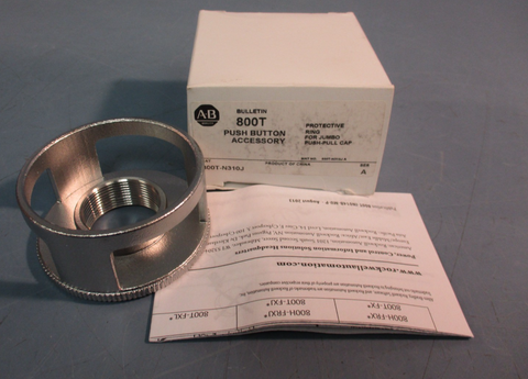 ALLEN BRADLEY 800T-N310J PUSHBUTTON GUARD JUMBO FOR PUSH-PULL CAP SERIES A