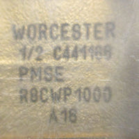 Flowserve Worcester 05C441166PMSE Cryogenic Ball Valve C44 Series 1/2"