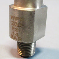 Graco 203-743 Restrictor Valve Stainless 1/8"F & 1/8"M, WPR 200 PSI NIB