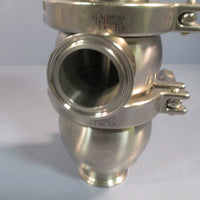 PENTAIR SUDMO SVP DIVERTER SANITARY CONTROL VALVE 6BAR 1.5" 316 SS BODY 2344333