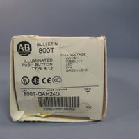 Allen Bradley Green Illuminated Push Button Series T 800TQAH24G