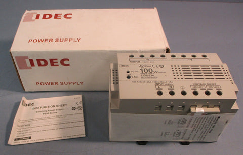 IDEC PS5R-E24 Power Supply 100-120VAC 2.5A 200-240VAC 1.5A 100W Output