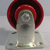 Hamilton 4" SS Caster Wheel, 4" Dia x 2" Wd, Rectangle, No Brake B0018854
