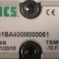 Numatics 051BB400M000061 and 051BA400M000061 5 Slot Solenoid Valve Manifold