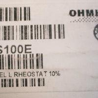 Ohmite RLS100E Resistor Wirewound Rheostat 1.225A Max 100Ohm 150W Model L