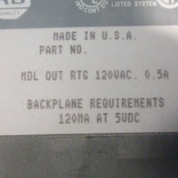 Allen Bradley 1771-DL Encoder Input Module Gray 1771DL 12-24V 10" Length