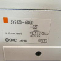 SMC 4Way Solenoid Valve, 2 Position, 12 VDC, SY91206DOD