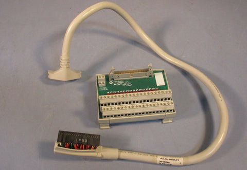 Allen Bradley 1492IFM40D24 Ser A Interface Module & 1492CABLE005H Wiring Cable