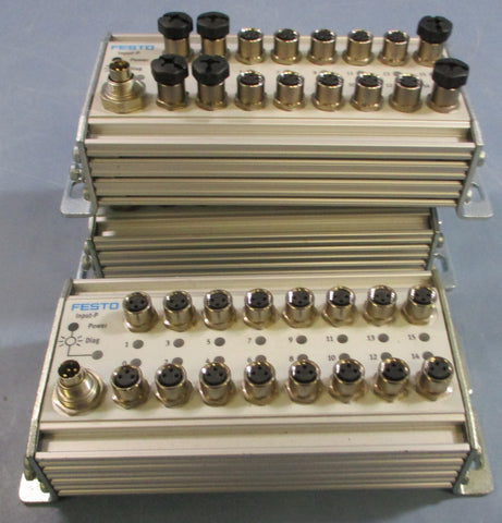 (Lot of 3) Festo CPE16M8 Fieldbus Input Module 16 Port 18205 WN07