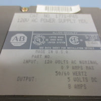 Allen Bradley 1771P4S Power Supply Module 120V Vac