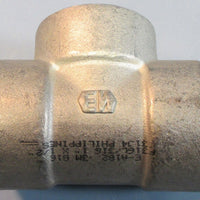 EN EA182 A182 Stainless Tee F316L/316 3M B16 1" x 1/2" NWOB