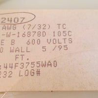 200ft of 24 AWG 7/32 TC, Type B, 600 Volt, .010 Wall Wire Two 100ft Spools NOS