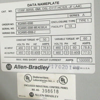 Allen Bradley 1336 Plus II Drive 1336FD050LBMLDSLD11THCS2LJFLA4C Series A