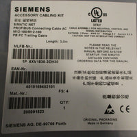 Siemens 6XV18303DH30 Accessory Cabling Kit Profibus Connecting Cable AC 3m Long