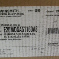 Winsmith E20MDSA51160A8 Gearbox Single Reduction Dlr Assembly 1 1/2" Shft Dia