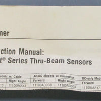Eaton Cutler Hammer 11100R6513 Photoelectric Thru-Beam Sensor 20-264VAC/15-30VDC