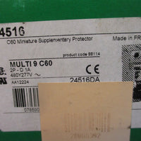 Schneider Electric 24516 C60 Miniature Supplementary Protector 2PD1A NEW