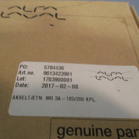 ALFA LAVAL SHAFT SEAL KIT C/SS EPDM MR185 MR200 9613423901