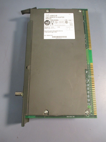AllenBradley PLC 5 Controlnet Remote I/O adapter 1771ACN15/B