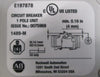 (Lot of 2) Allen Bradley 1489-M1C100 Ser. D Circuit Breaker 1 Pole 10A D165239