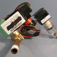 PARKER SOLENOID AND REGULATOR ASSEMBLY w/160 PSI GAUGE ASSYSOLREG