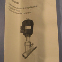 Burkert 2000 Pneumatic Valve 001422 Pilot 2.710bar Pmed 16bar 2Way Solenoid