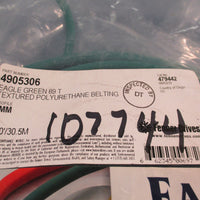Fenner Drives Eagle 4905306 Eagle Green 89 T Textured Polyurethane Belting 6mm