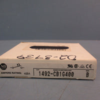 ALLEN BRADLEY 1492CB1G400 CIRCUIT BREAKER 40A SER B, 1 POLE