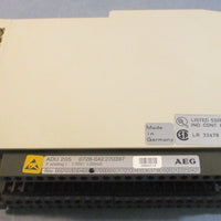 AEG ADU 205 6728042.270397 Rev 06 4 Analog Input Module 10V 20mA