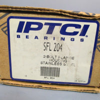 IPTCI Bearings 2Bolt Flange Housing SS SFL 204
