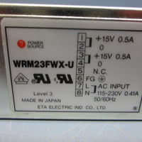 ETA Electronic Power Supply WRM23FWXU 115230V 0.41A 50/60 Hz