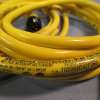 Lot of (2) Woodhead/Brad Harrison Quick Connect Cordset 702006D02F060