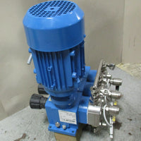 LEWA ESK 002513 Metering Pump 25 l/h w/ 0.75 / 0.86 kW 1395 / 1695 RPM Motor