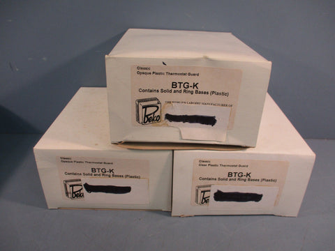 Lot of 3 Beko BTG-K Opaque Plastic Thermostat Guard BTGK