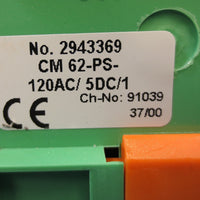 Phoenix Contact Power Supply: CMPS120AC/5DC/1