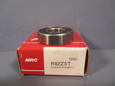 Lot of Two MRC Radial/Deep Groove Ball Bearing R8ZZST