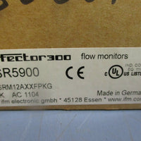 IFM efector300 Flow Monitor SR5900 SRM12AXXFPKG K AC 1104 NEW