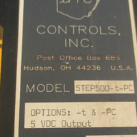 Microtek Controls Inc STEP500tPC Stepper Module 5 VDC Output
