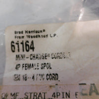 Brad Harrison MiniChange Cordset 4P Female SPCL 5M 184 PVC Cord NEW