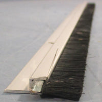 Retsun Door Sweep 18" Length 13/8" Width Aluminum Black Brush