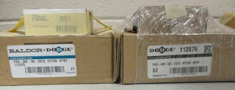 Gates P40-8MGT-30-2012 and Two Dodge P40-8M-30-2012 Belt Sprocket w/ Bushings