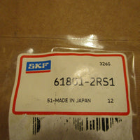 SKF Single Row Ball Bearing 618012RS1 NEW LOT OF TWO