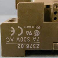KUHNKE 111-A-4 24VDC Relay with Base Z376.02 7A 300V AC
