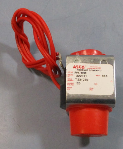 ASCO FV174986 Solenoid Valve 125PSI 12.4W 322011