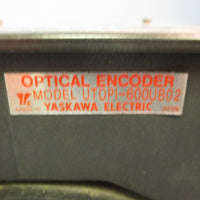 Yaskawa AC Servo Motor UAACKA-04A A2K 3ph w/Optical Encoder UTOPI-600UB02 Used