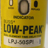 Buss Low Peak Dual Element Time Delay Fuse LPJ50SPI 19Y Lots of 2