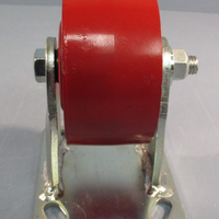 Hamilton 4" SS Caster Wheel, 4" Dia x 2" Wd, Rectangle, No Brake B0018854