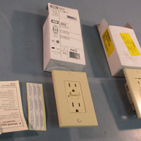 Hubbell GFR15I Wiring Device GFCI Receptacle 2 Pole 15A 125VAC Lot of 2